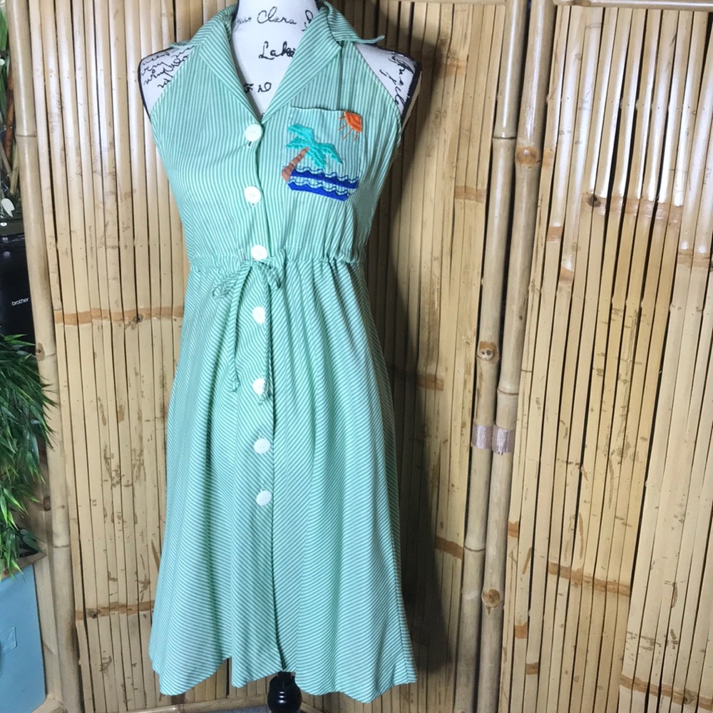 🏖Vintage cotton Sundress